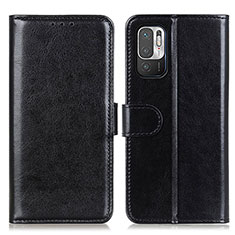 Custodia Portafoglio In Pelle Cover con Supporto M07L per Xiaomi Redmi Note 10 5G Nero