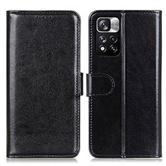 Custodia Portafoglio In Pelle Cover con Supporto M07L per Xiaomi Redmi Note 11 Pro+ Plus 5G Nero