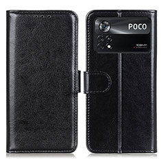 Custodia Portafoglio In Pelle Cover con Supporto M07L per Xiaomi Redmi Note 11E Pro 5G Nero