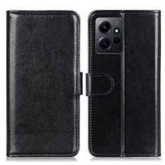 Custodia Portafoglio In Pelle Cover con Supporto M07L per Xiaomi Redmi Note 12 4G Nero