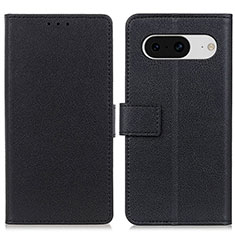 Custodia Portafoglio In Pelle Cover con Supporto M08L per Google Pixel 8 5G Nero