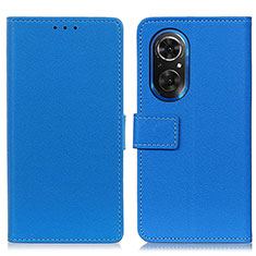 Custodia Portafoglio In Pelle Cover con Supporto M08L per Huawei Honor 50 SE 5G Blu