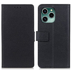 Custodia Portafoglio In Pelle Cover con Supporto M08L per Huawei Honor 60 SE 5G Nero