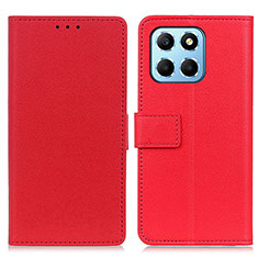 Custodia Portafoglio In Pelle Cover con Supporto M08L per Huawei Honor 70 Lite 5G Rosso