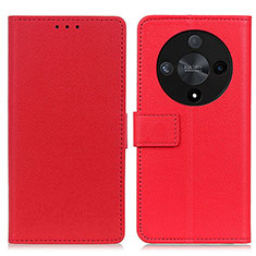 Custodia Portafoglio In Pelle Cover con Supporto M08L per Huawei Honor X9b 5G Rosso