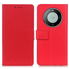 Custodia Portafoglio In Pelle Cover con Supporto M08L per Huawei Mate 60 Pro+ Plus Rosso