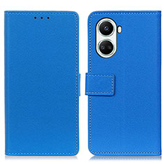 Custodia Portafoglio In Pelle Cover con Supporto M08L per Huawei Nova 10 SE Blu