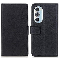 Custodia Portafoglio In Pelle Cover con Supporto M08L per Motorola Moto Edge X30 5G Nero