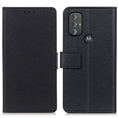 Custodia Portafoglio In Pelle Cover con Supporto M08L per Motorola Moto G Power (2022) Nero