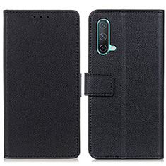 Custodia Portafoglio In Pelle Cover con Supporto M08L per OnePlus Nord CE 5G Nero