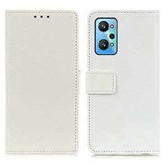 Custodia Portafoglio In Pelle Cover con Supporto M08L per Realme GT Neo2 5G Bianco