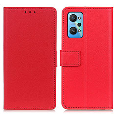 Custodia Portafoglio In Pelle Cover con Supporto M08L per Realme GT Neo2 5G Rosso