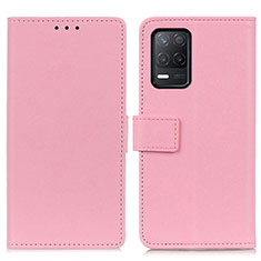 Custodia Portafoglio In Pelle Cover con Supporto M08L per Realme V13 5G Rosa