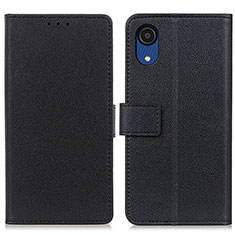 Custodia Portafoglio In Pelle Cover con Supporto M08L per Samsung Galaxy A03 Core Nero