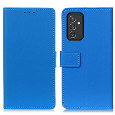 Custodia Portafoglio In Pelle Cover con Supporto M08L per Samsung Galaxy A15 4G Blu