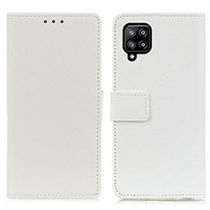 Custodia Portafoglio In Pelle Cover con Supporto M08L per Samsung Galaxy A22 4G Bianco