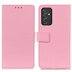 Custodia Portafoglio In Pelle Cover con Supporto M08L per Samsung Galaxy A24 4G Rosa