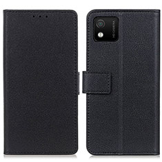 Custodia Portafoglio In Pelle Cover con Supporto M08L per Wiko Y52 Nero