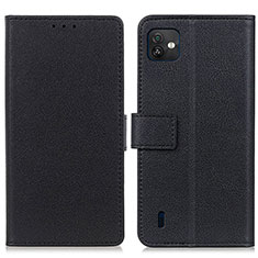 Custodia Portafoglio In Pelle Cover con Supporto M08L per Wiko Y82 Nero