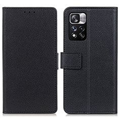 Custodia Portafoglio In Pelle Cover con Supporto M08L per Xiaomi Mi 11i 5G (2022) Nero