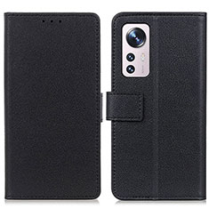 Custodia Portafoglio In Pelle Cover con Supporto M08L per Xiaomi Mi 12 5G Nero