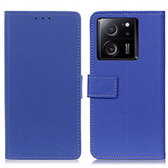 Custodia Portafoglio In Pelle Cover con Supporto M08L per Xiaomi Mi 13T Pro 5G Blu