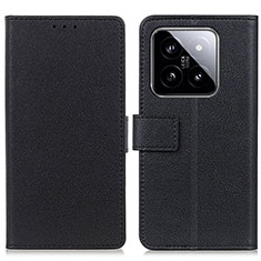 Custodia Portafoglio In Pelle Cover con Supporto M08L per Xiaomi Mi 14 5G Nero