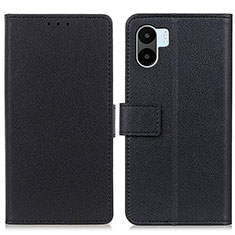 Custodia Portafoglio In Pelle Cover con Supporto M08L per Xiaomi Poco C51 Nero