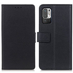 Custodia Portafoglio In Pelle Cover con Supporto M08L per Xiaomi POCO M3 Pro 5G Nero