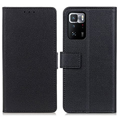 Custodia Portafoglio In Pelle Cover con Supporto M08L per Xiaomi Poco X3 GT 5G Nero