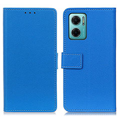 Custodia Portafoglio In Pelle Cover con Supporto M08L per Xiaomi Redmi 10 5G Blu