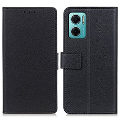 Custodia Portafoglio In Pelle Cover con Supporto M08L per Xiaomi Redmi 10 5G Nero