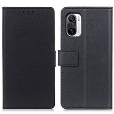 Custodia Portafoglio In Pelle Cover con Supporto M08L per Xiaomi Redmi K40 5G Nero