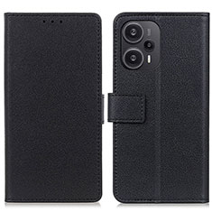 Custodia Portafoglio In Pelle Cover con Supporto M08L per Xiaomi Redmi Note 12 Turbo 5G Nero