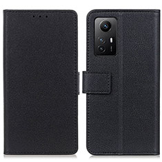 Custodia Portafoglio In Pelle Cover con Supporto M08L per Xiaomi Redmi Note 12S Nero