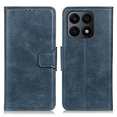 Custodia Portafoglio In Pelle Cover con Supporto M09L per Huawei Honor X8a 4G Blu