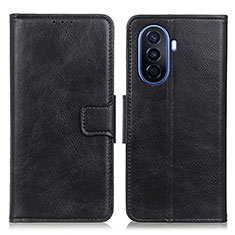 Custodia Portafoglio In Pelle Cover con Supporto M09L per Huawei Nova Y70 Nero