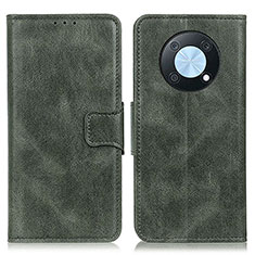 Custodia Portafoglio In Pelle Cover con Supporto M09L per Huawei Nova Y90 Verde