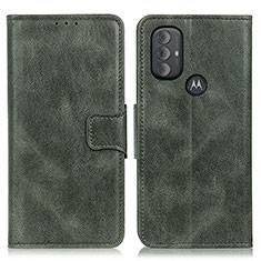 Custodia Portafoglio In Pelle Cover con Supporto M09L per Motorola Moto G Play Gen 2 Verde