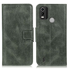 Custodia Portafoglio In Pelle Cover con Supporto M09L per Nokia G11 Plus Verde