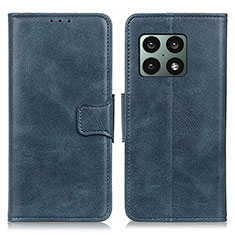 Custodia Portafoglio In Pelle Cover con Supporto M09L per OnePlus 10 Pro 5G Blu