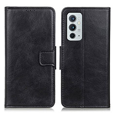 Custodia Portafoglio In Pelle Cover con Supporto M09L per OnePlus 9RT 5G Nero