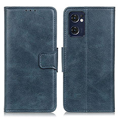 Custodia Portafoglio In Pelle Cover con Supporto M09L per OnePlus Nord CE 2 5G Blu