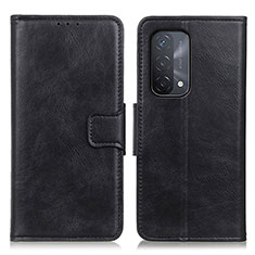 Custodia Portafoglio In Pelle Cover con Supporto M09L per Oppo A74 5G Nero