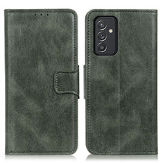 Custodia Portafoglio In Pelle Cover con Supporto M09L per Samsung Galaxy A15 4G Verde