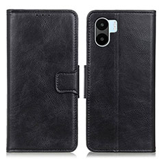 Custodia Portafoglio In Pelle Cover con Supporto M09L per Xiaomi Poco C50 Nero