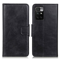 Custodia Portafoglio In Pelle Cover con Supporto M09L per Xiaomi Redmi 10 (2022) Nero