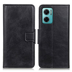 Custodia Portafoglio In Pelle Cover con Supporto M09L per Xiaomi Redmi 10 Prime Plus 5G Nero