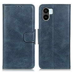 Custodia Portafoglio In Pelle Cover con Supporto M09L per Xiaomi Redmi A1 Blu