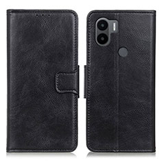 Custodia Portafoglio In Pelle Cover con Supporto M09L per Xiaomi Redmi A1 Plus Nero